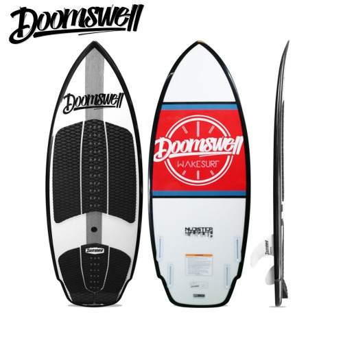 DOOMSWELL WAKE SURF BOARD  NUBSTEP - RED  보드 서핑 웨이크서핑 스킴보드 둠스웰 웨이크서핑 보드
